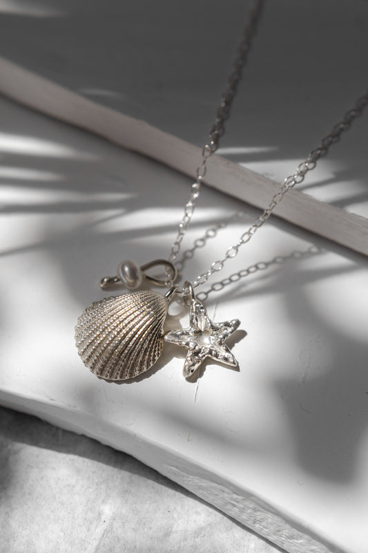 VENUS SHELL x ASTERIAS necklace